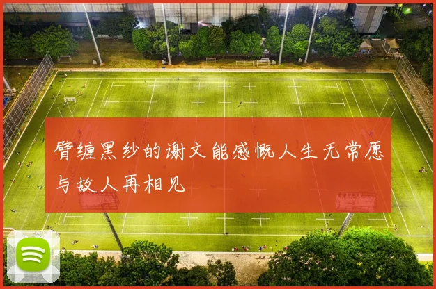 臂缠黑纱的谢文能感慨人生无常愿与故人再相见